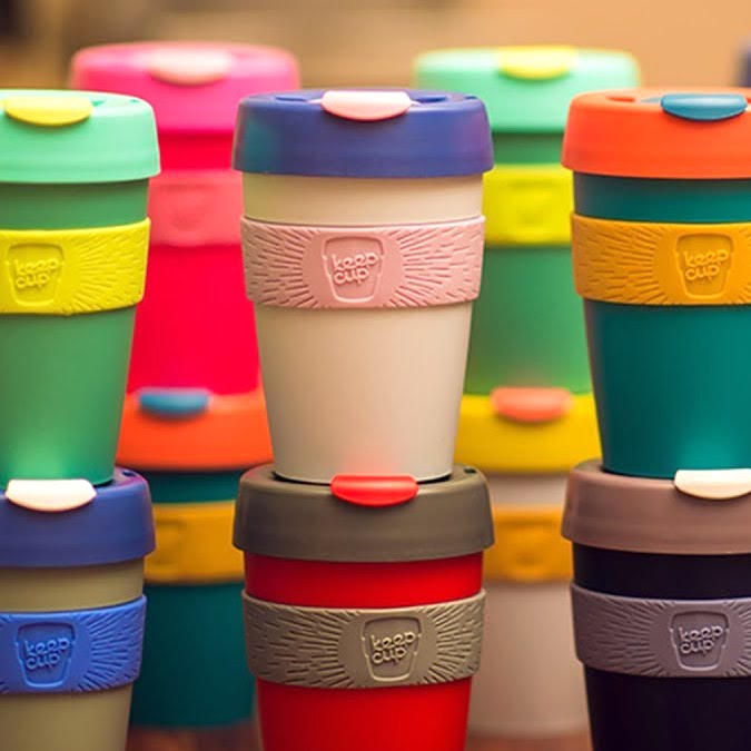 photo of many colourful KeepCups