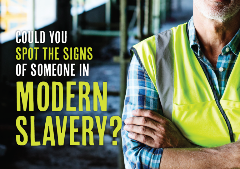 Modern slavery advertisement